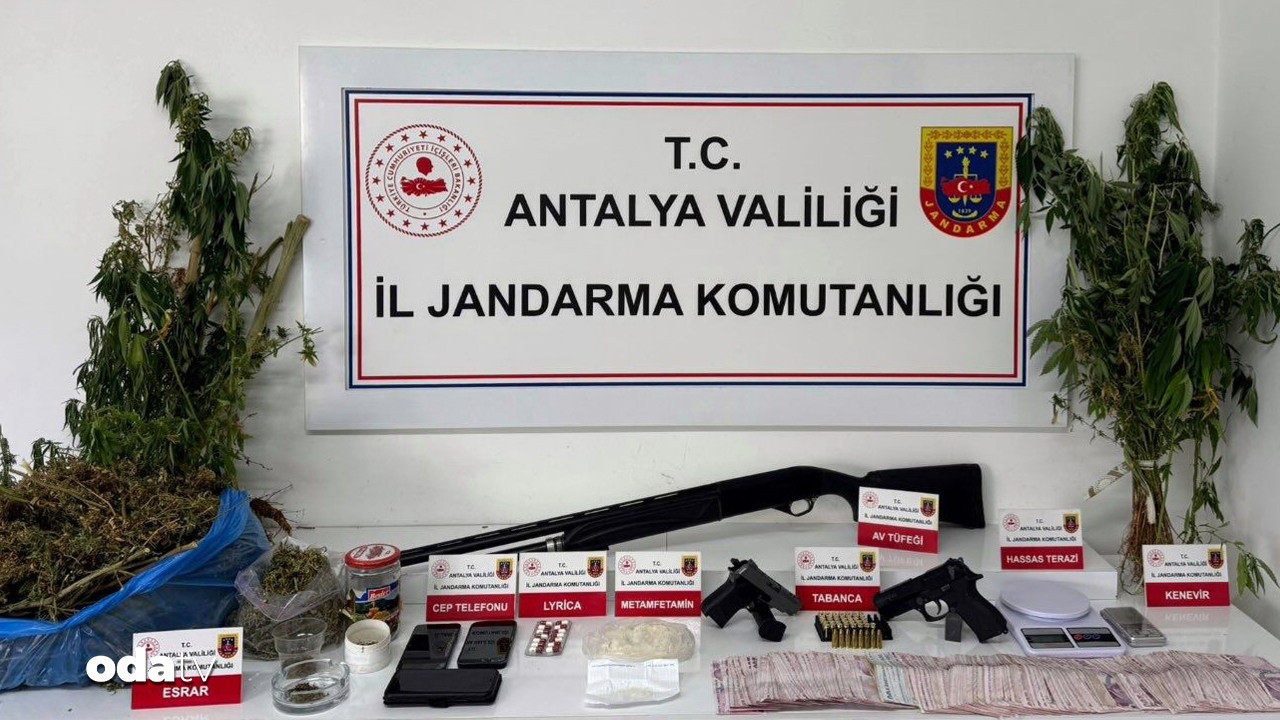 Antalya’da uyuşturucu operasyonu: Dört gözaltı